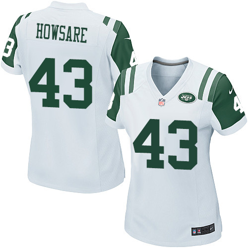 Women's Game Julian Howsare Nike Jersey White Road - #43 NFL New York Jets